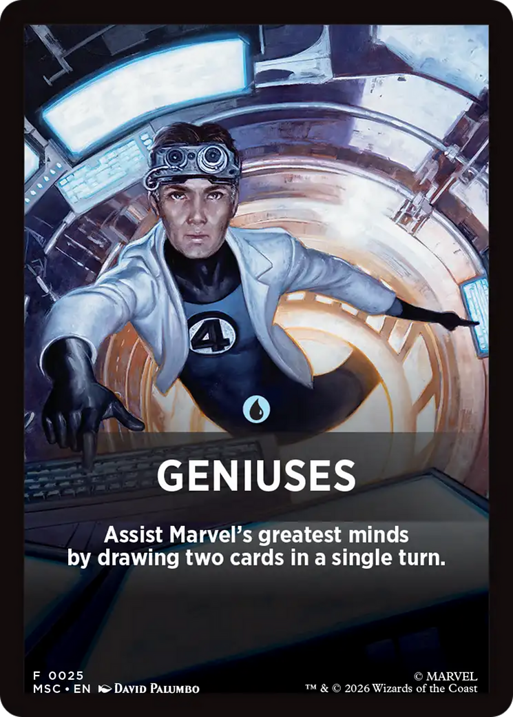 Geniuses Theme Card [Marvel Super Heroes Commander] | Clutch Gaming