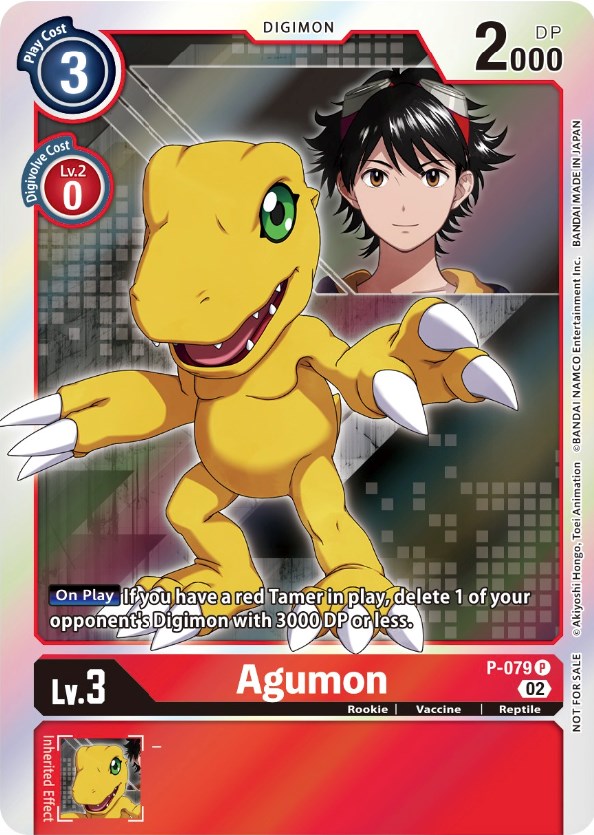 Agumon [P-079] (Digimon Survive Anime Expo 2022) [Promotional Cards] | Clutch Gaming