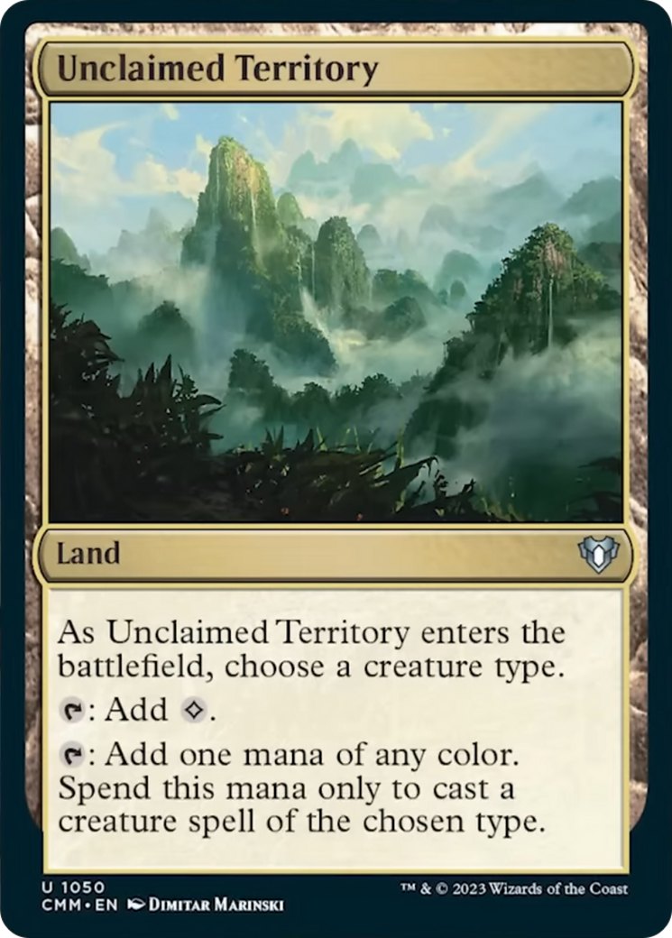 Unclaimed Territory [Commander Masters] | Clutch Gaming