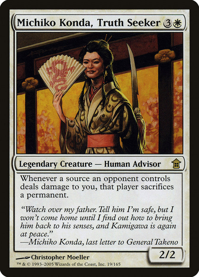 Michiko Konda, Truth Seeker [Saviors of Kamigawa] | Clutch Gaming