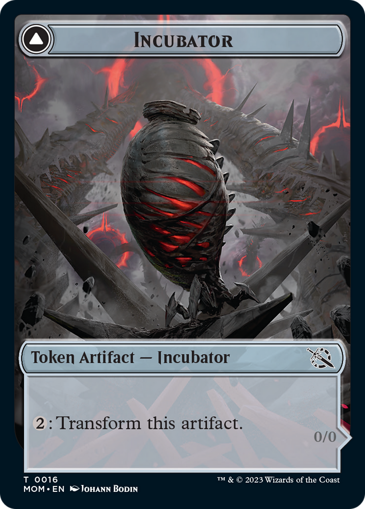 Incubator // Phyrexian (16) Double-Sided Token [March of the Machine Tokens] | Clutch Gaming