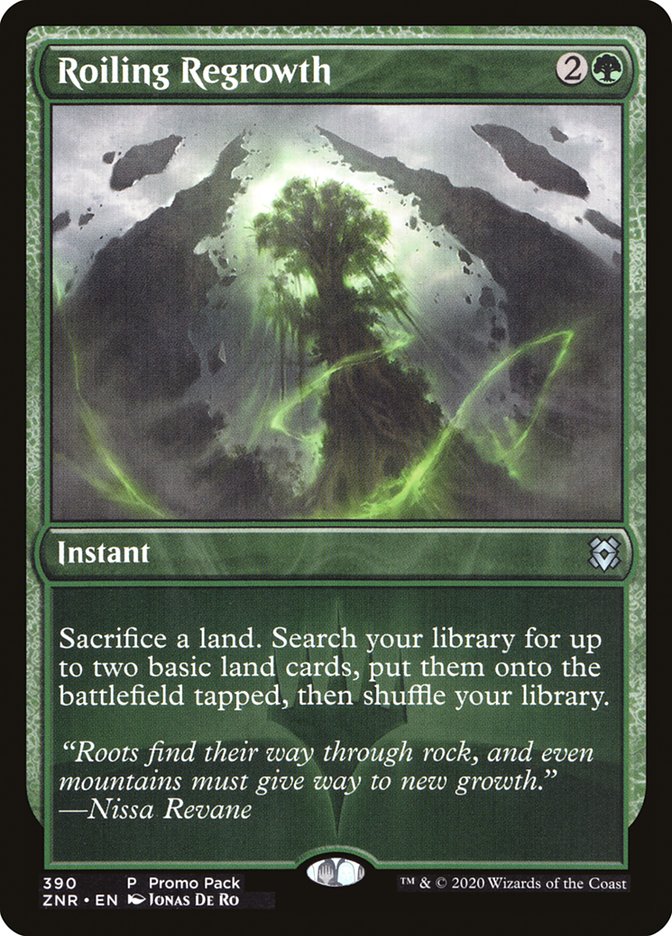 Roiling Regrowth (Promo Pack) [Zendikar Rising Promos] | Clutch Gaming