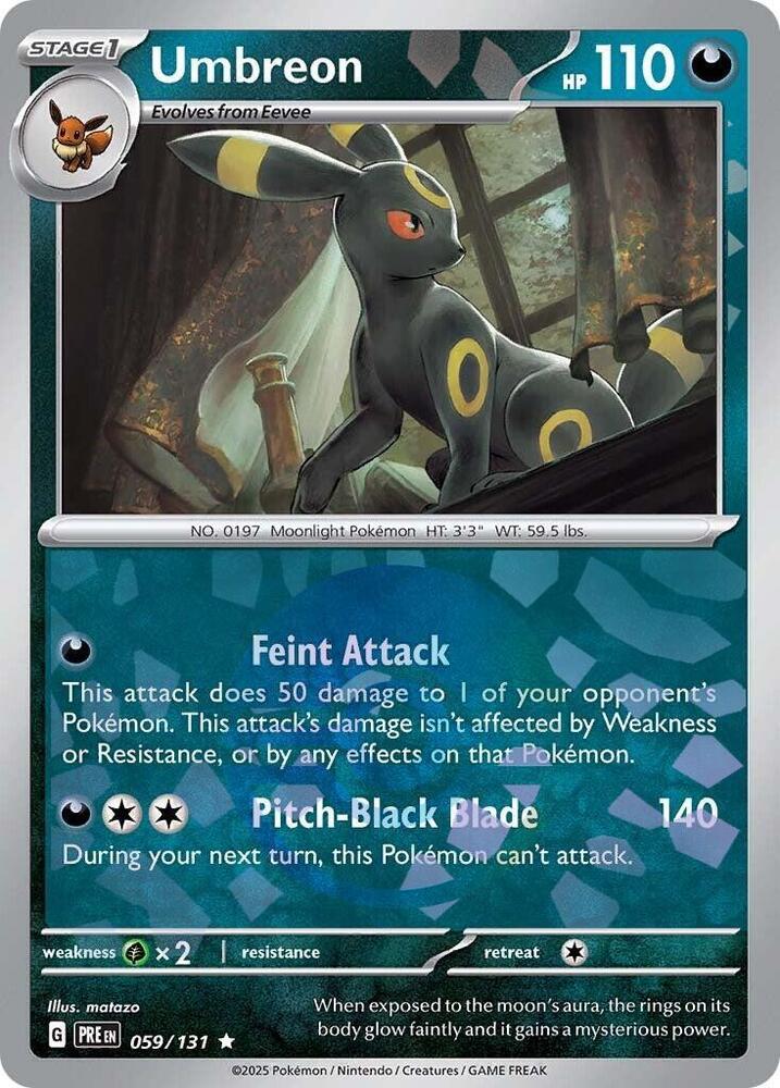 Umbreon (059/131) (Poke Ball Pattern) [Scarlet & Violet: Prismatic Evolutions] | Clutch Gaming