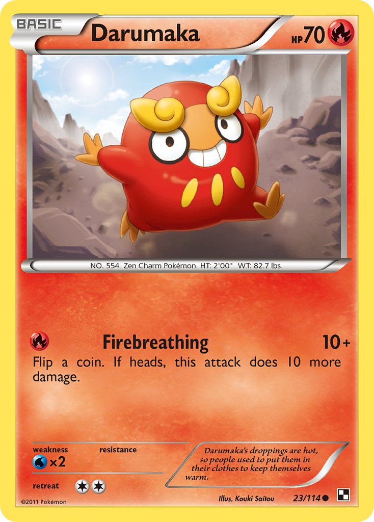 Darumaka (23/114) [Black & White: Base Set] | Clutch Gaming