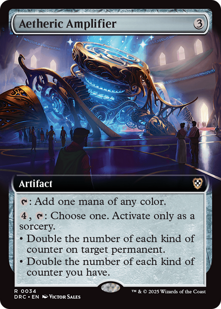 Aetheric Amplifier (Extended Art) [Aetherdrift Commander] | Clutch Gaming