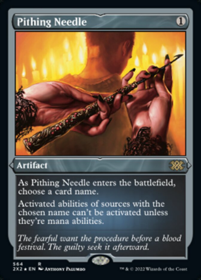 Pithing Needle (Foil Etched) [Double Masters 2022] | Clutch Gaming