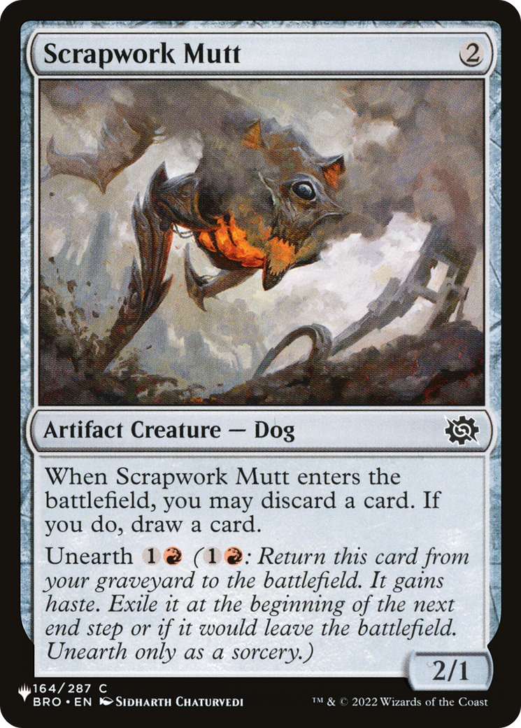 Scrapwork Mutt [The List Reprints] | Clutch Gaming