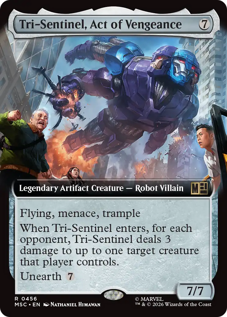 Tri-Sentinel, Act of Vengeance (Extended Art) [Marvel Super Heroes Commander] | Clutch Gaming
