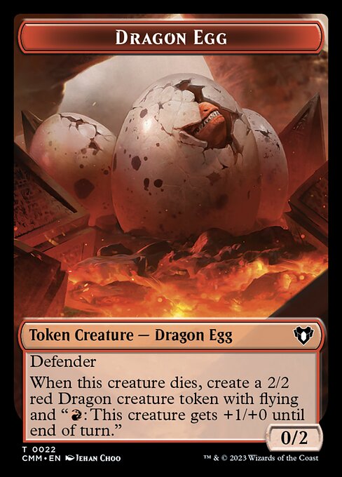 City's Blessing // Dragon Egg Double-Sided Token [Commander Masters Tokens] | Clutch Gaming