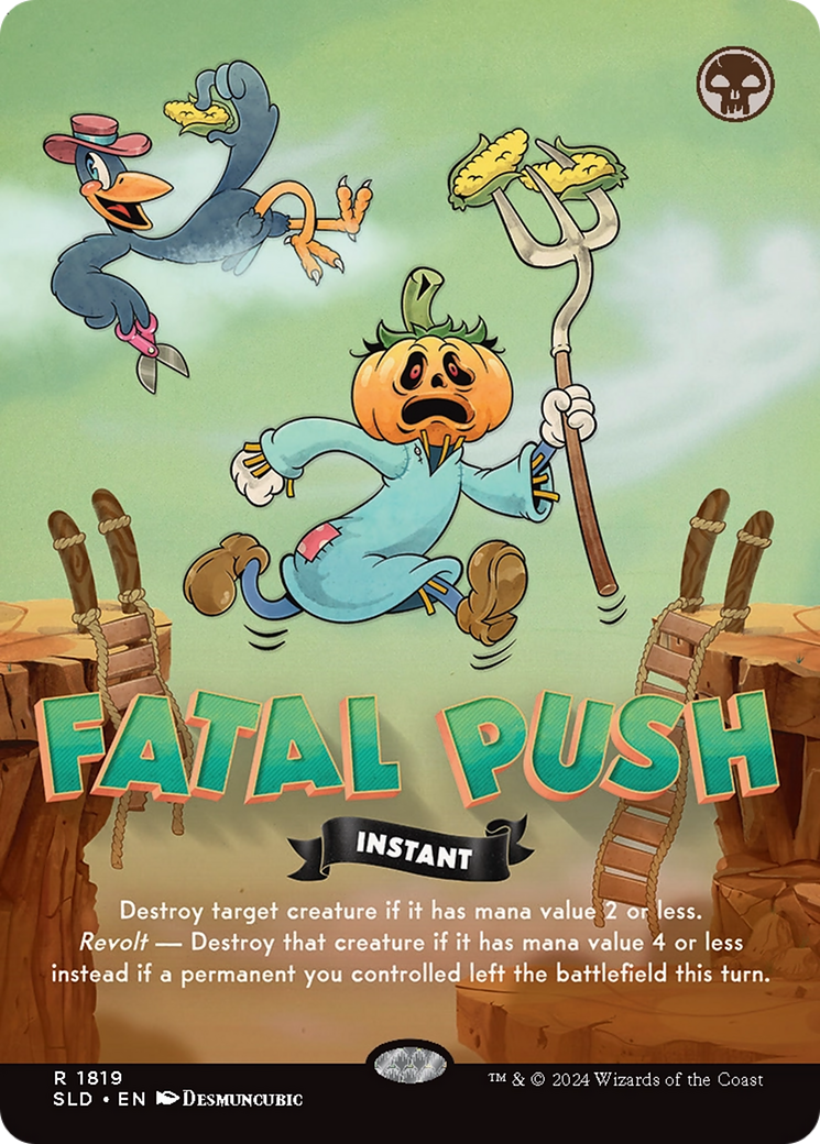 Fatal Push (1819) (Rainbow Foil) [Secret Lair Drop Series] | Clutch Gaming