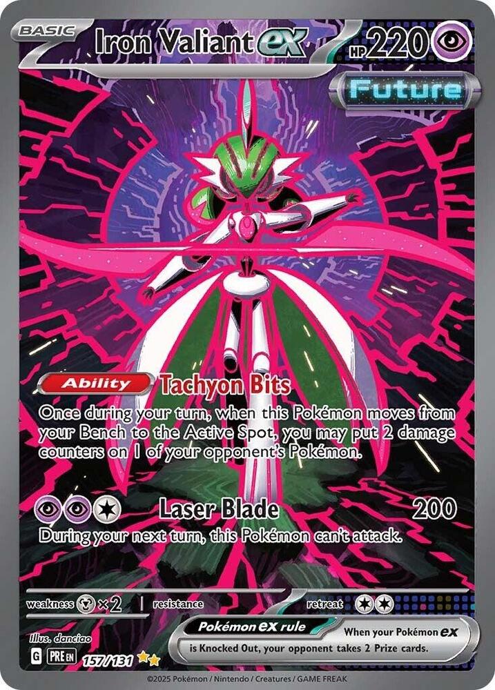 Iron Valiant ex (157/131) [Scarlet & Violet: Prismatic Evolutions] | Clutch Gaming