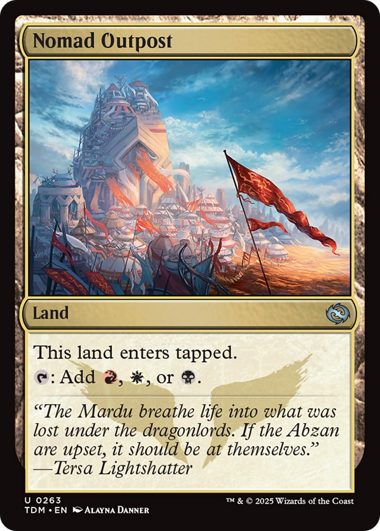 Nomad Outpost [Tarkir: Dragonstorm] | Clutch Gaming