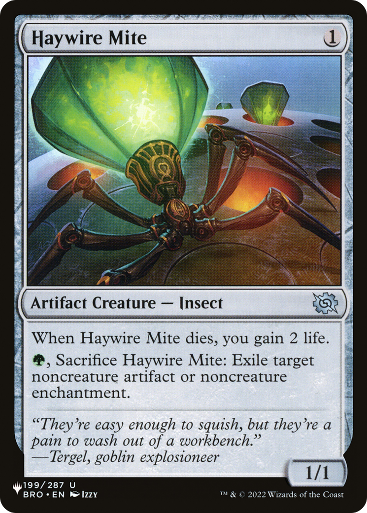 Haywire Mite [The List Reprints] | Clutch Gaming