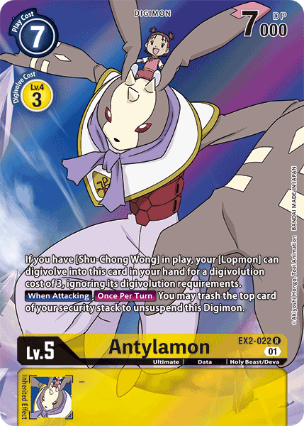 Antylamon [EX2-022] (Alternate Art) [Digital Hazard] | Clutch Gaming