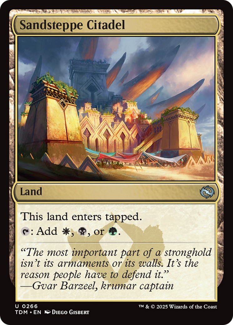 Sandsteppe Citadel [Tarkir: Dragonstorm] | Clutch Gaming
