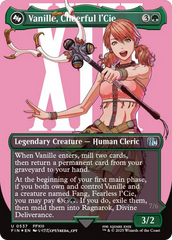 Vanille, Cheerful l'Cie // Ragnarok, Divine Deliverance (Borderless) (Surge Foil) [FINAL FANTASY] | Clutch Gaming