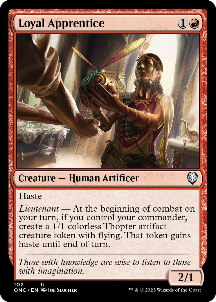 Loyal Apprentice [Phyrexia: All Will Be One Commander] | Clutch Gaming