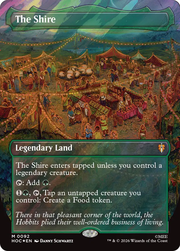 The Shire (Borderless) (Surge Foil) [The Hobbit: Eternal-Legal] | Clutch Gaming