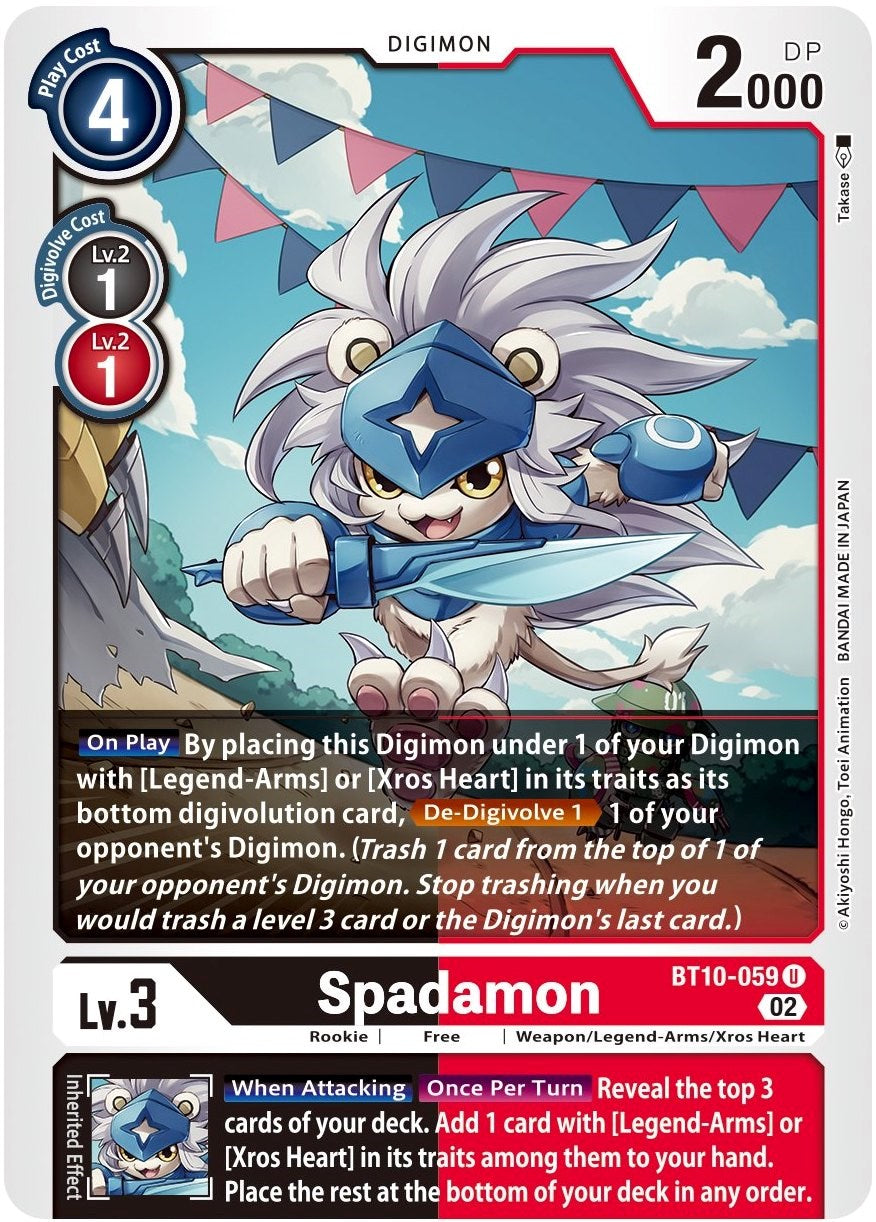 Spadamon [BT10-059] [Xros Encounter] | Clutch Gaming