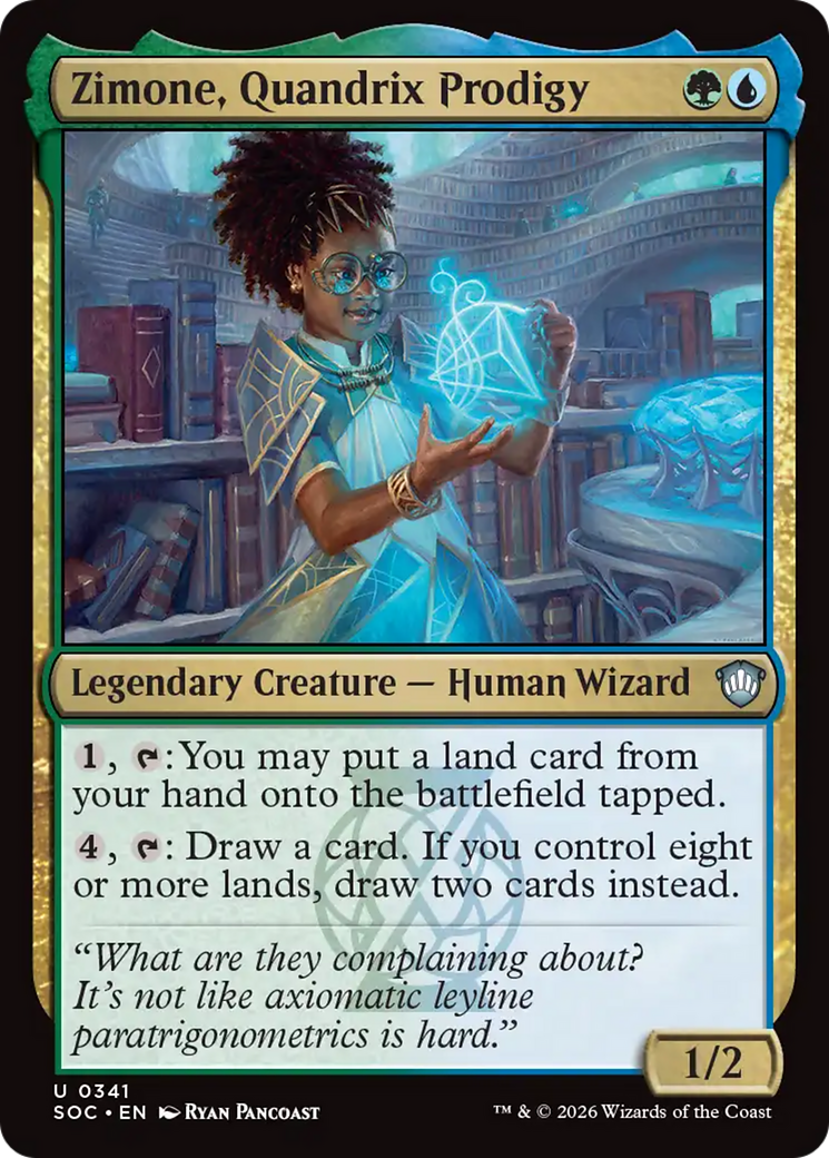 Zimone, Quandrix Prodigy [Secrets of Strixhaven Commander] | Clutch Gaming