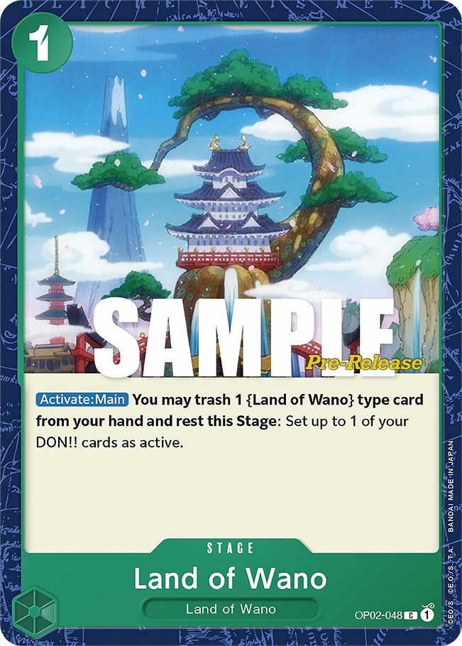 Land of Wano [Paramount War Pre-Release Cards] | Clutch Gaming