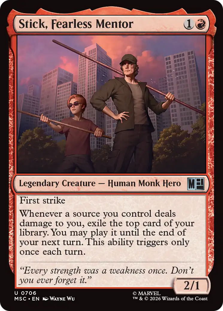Stick, Fearless Mentor [Marvel Super Heroes Commander] | Clutch Gaming