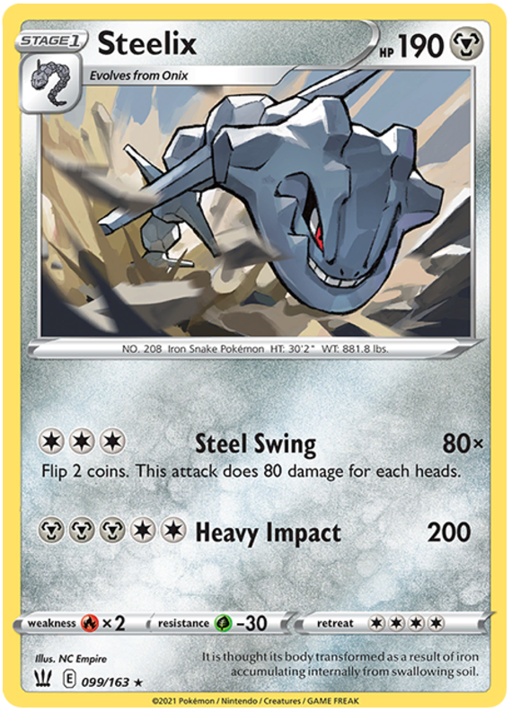 Steelix (099/163) [Sword & Shield: Battle Styles] | Clutch Gaming