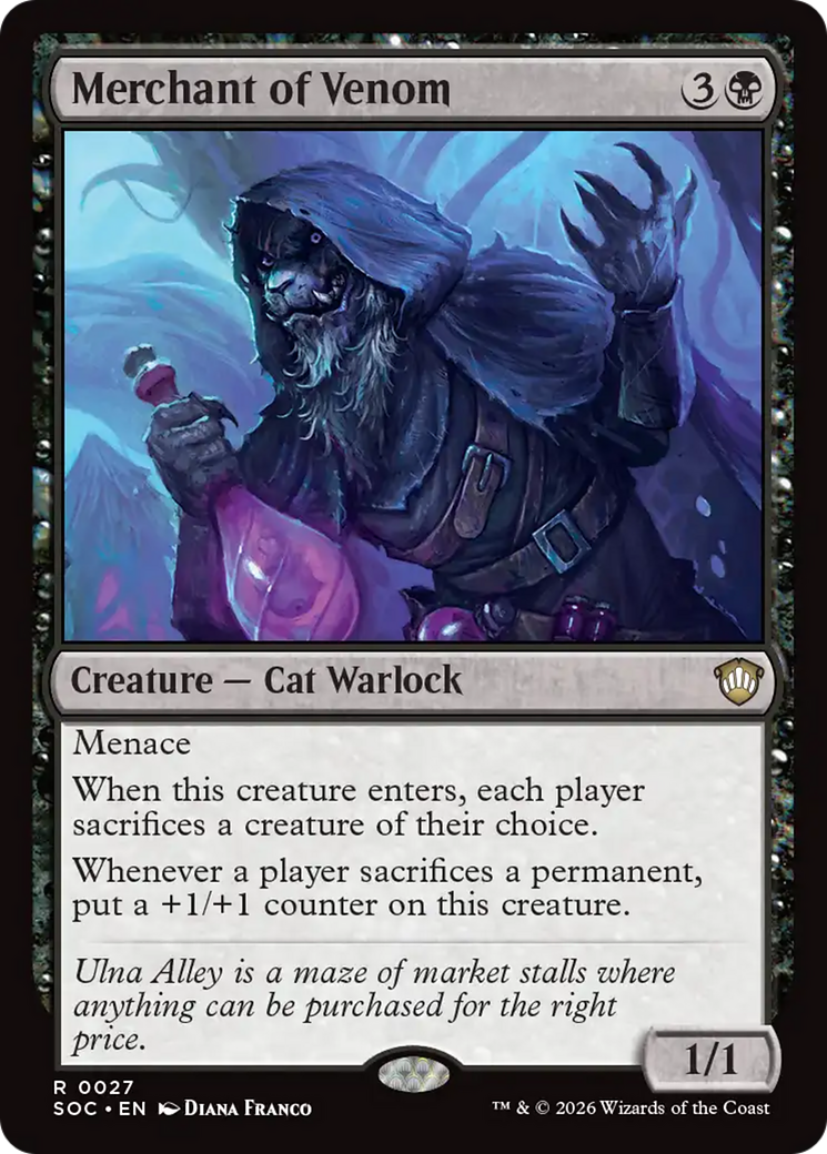 Merchant of Venom [Secrets of Strixhaven Commander] | Clutch Gaming