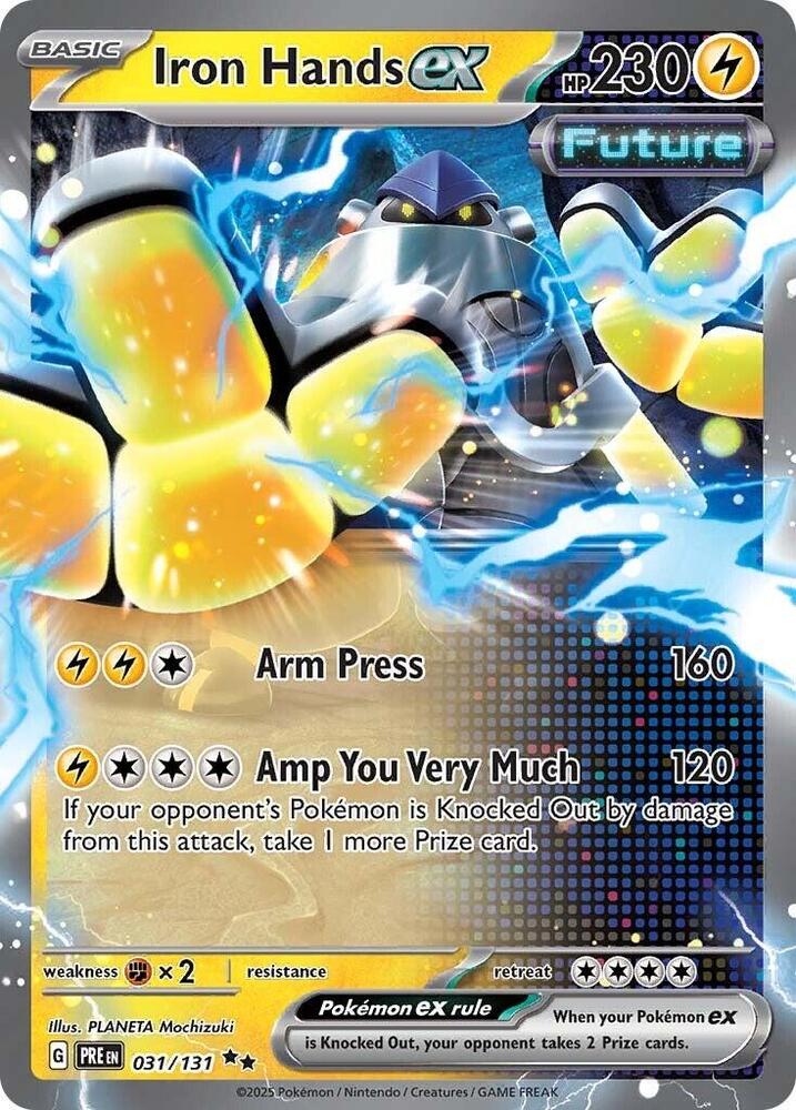 Iron Hands ex (031/131) [Scarlet & Violet: Prismatic Evolutions] | Clutch Gaming