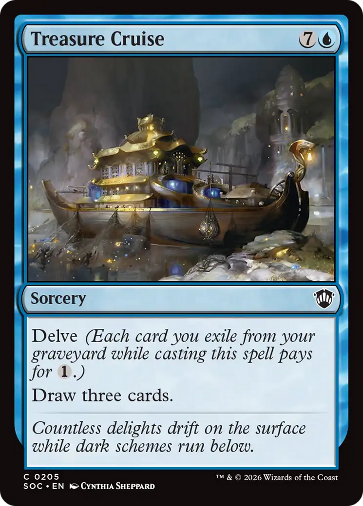 Treasure Cruise [Secrets of Strixhaven Commander] | Clutch Gaming