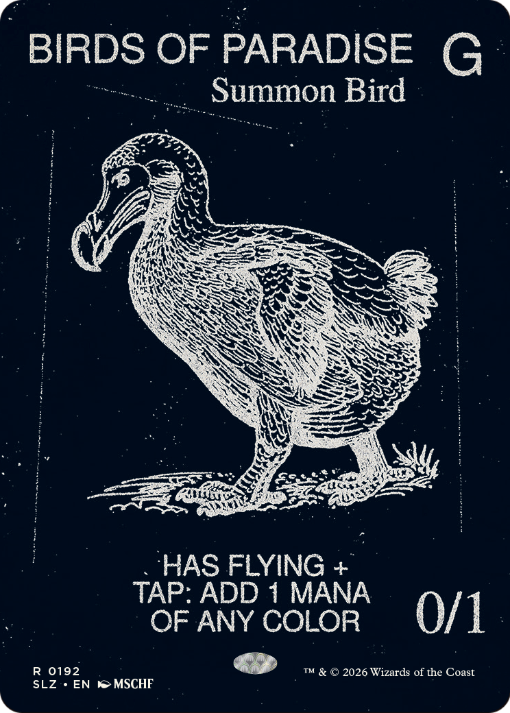 Birds of Paradise (0192) [Secret Lair x MSCHF: The Zeta Set] | Clutch Gaming