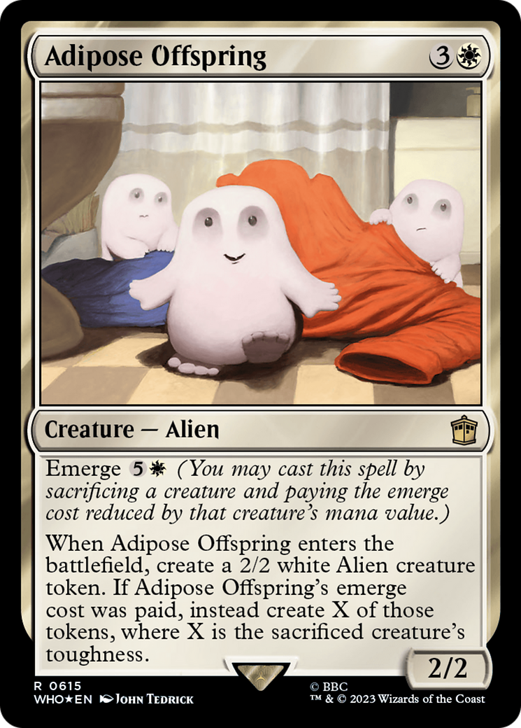 Adipose Offspring (Surge Foil) [Doctor Who] | Clutch Gaming