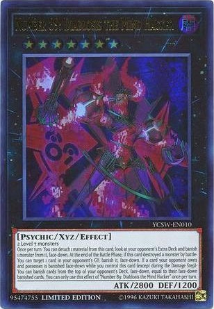 Number 89: Diablosis the Mind Hacker [YCSW-EN010] Ultra Rare | Clutch Gaming