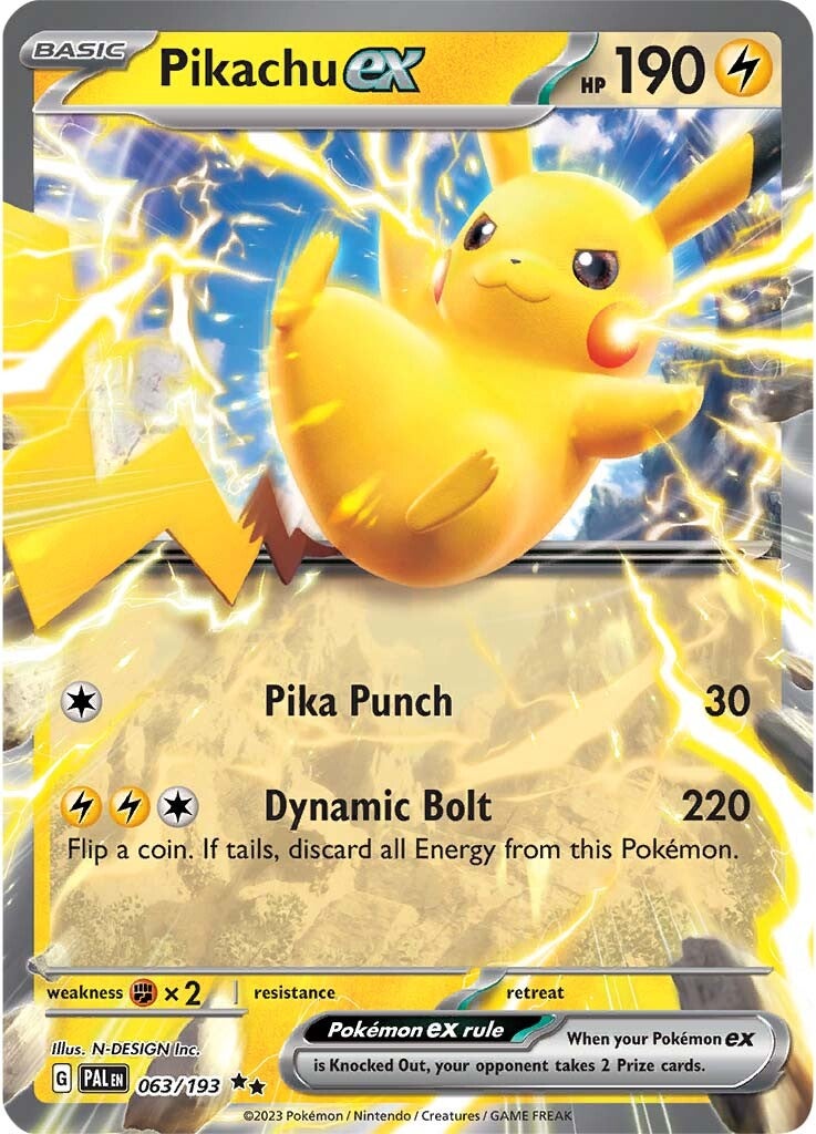 Pikachu ex (063/193) [Scarlet & Violet: Paldea Evolved] | Clutch Gaming