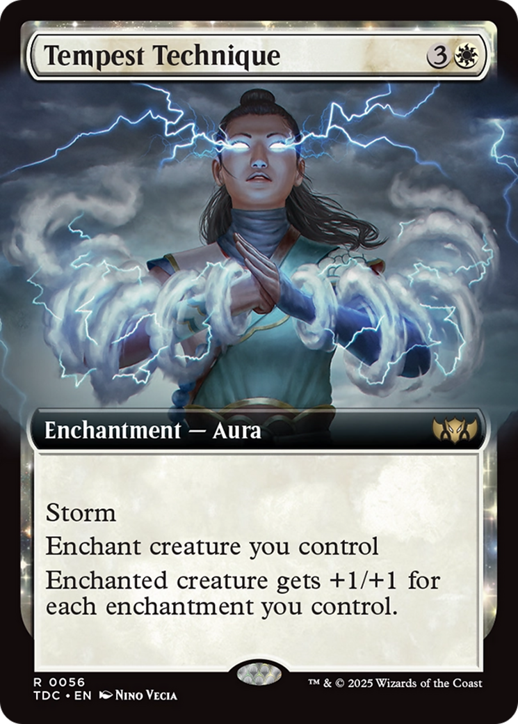 Tempest Technique (Extended Art) [Tarkir: Dragonstorm Commander] | Clutch Gaming