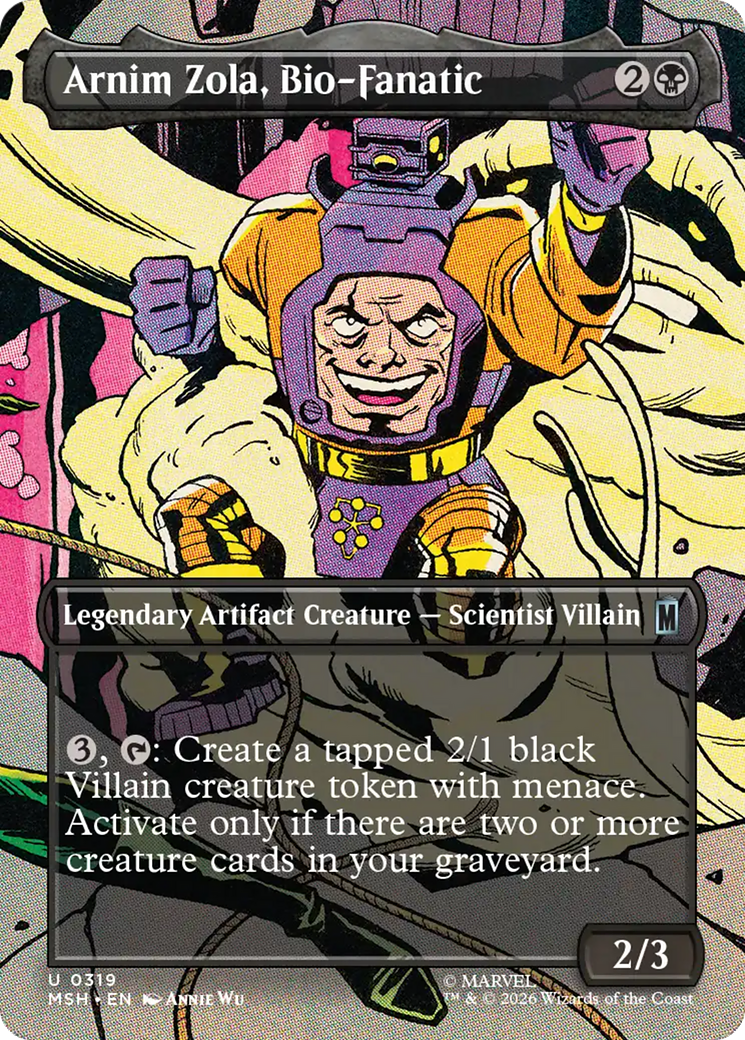 Arnim Zola, Bio-Fanatic (Borderless) [Marvel Super Heroes] | Clutch Gaming