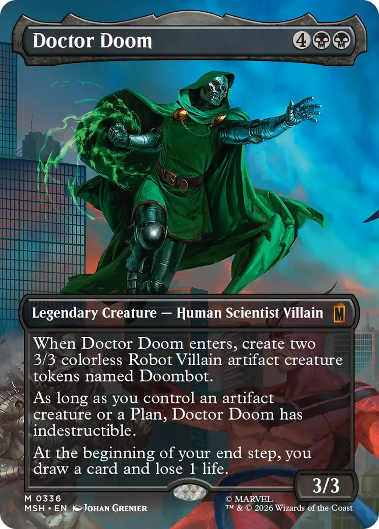 Doctor Doom (Borderless) (336) [Marvel Super Heroes] | Clutch Gaming