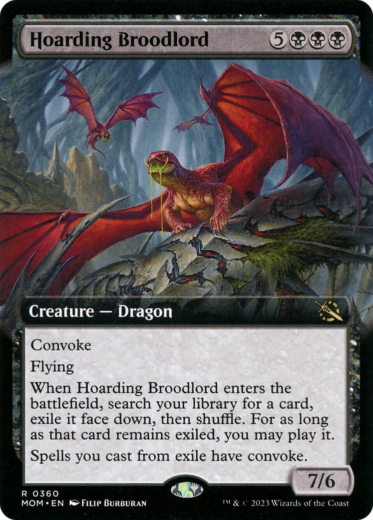 Hoarding Broodlord (Extended Art) [March of the Machine] | Clutch Gaming