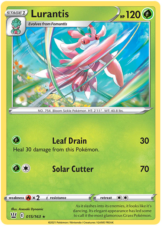 Lurantis (015/163) [Sword & Shield: Battle Styles] | Clutch Gaming