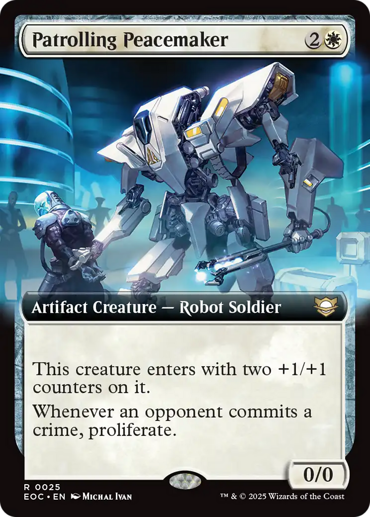 Patrolling Peacemaker (Extended Art) [Edge of Eternities Commander] | Clutch Gaming