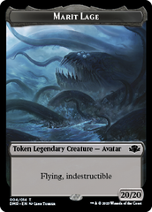 Elephant // Marit Lage Double-Sided Token [Dominaria Remastered Tokens] | Clutch Gaming