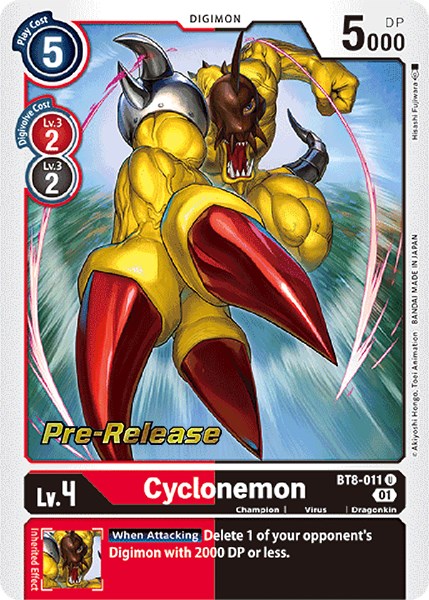 Cyclonemon [BT8-011] [New Awakening Pre-Release Cards] | Clutch Gaming