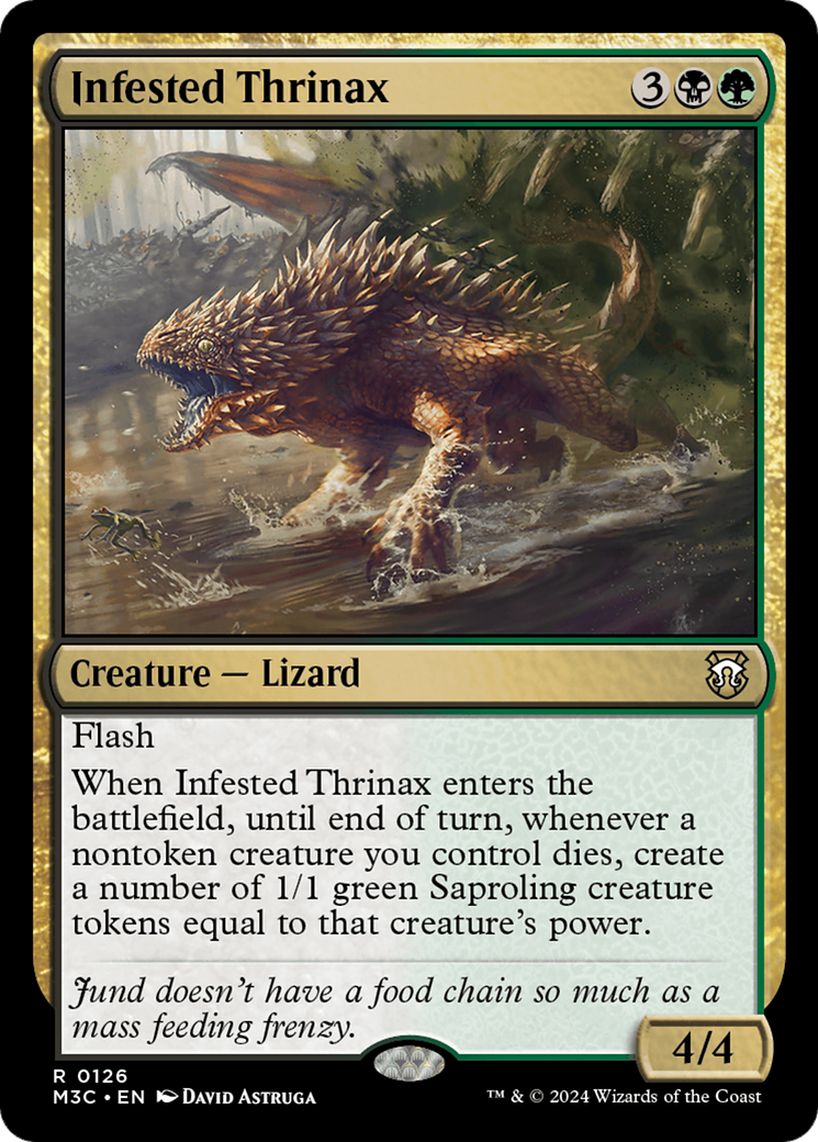 Infested Thrinax [Modern Horizons 3 Commander] | Clutch Gaming