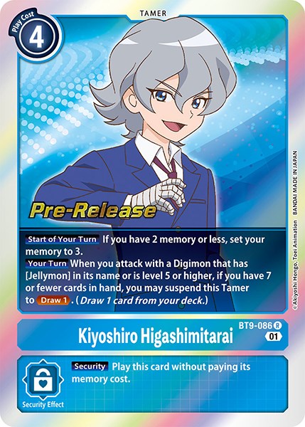 Kiyoshiro Higashimitarai [BT9-086] [X Record Pre-Release Promos] | Clutch Gaming