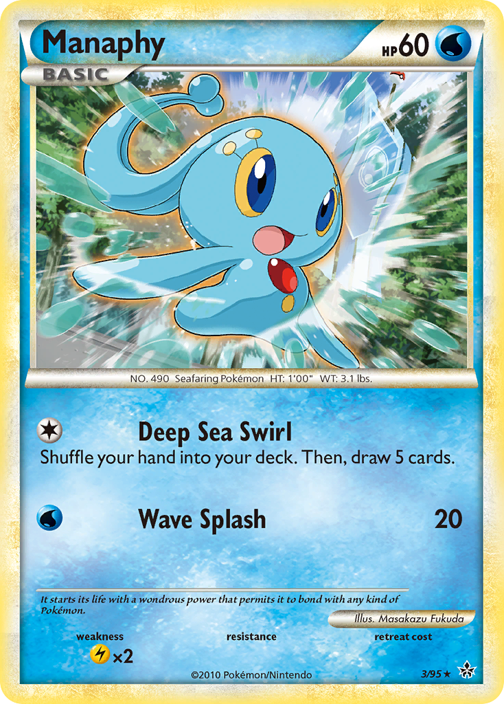 Manaphy (3/95) [HeartGold & SoulSilver: Unleashed] | Clutch Gaming