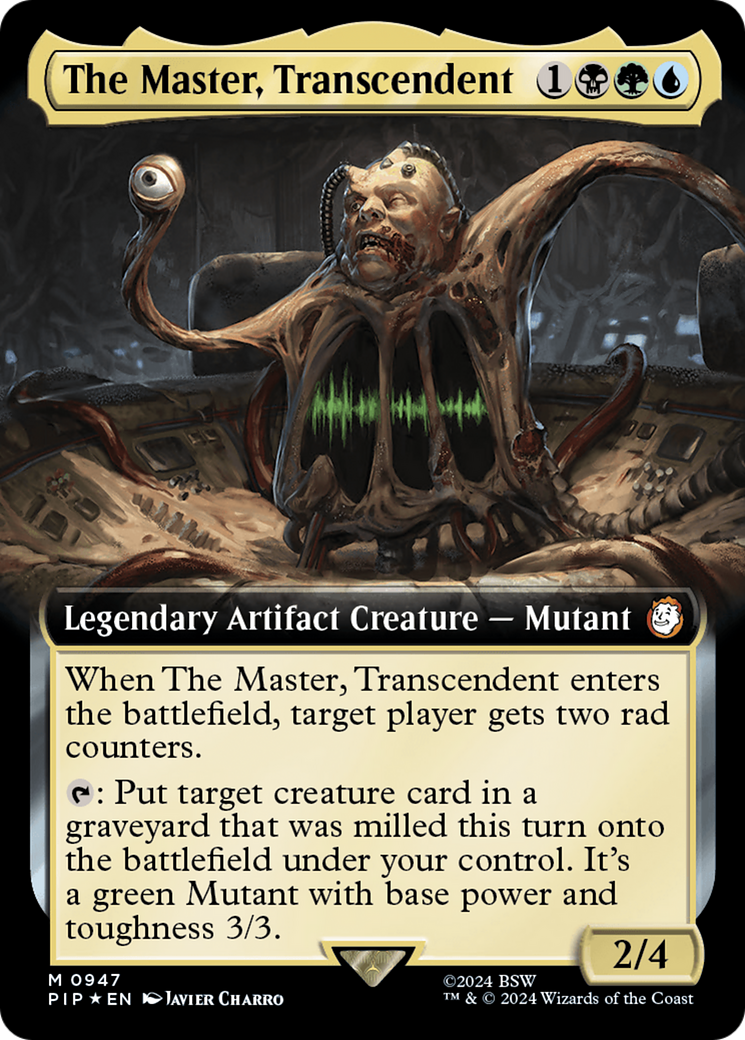 The Master, Transcendent (Extended Art) (Surge Foil) [Fallout] | Clutch Gaming