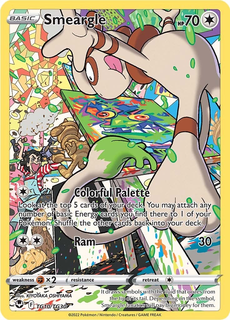 Smeargle (TG10/TG30) [Sword & Shield: Silver Tempest] | Clutch Gaming