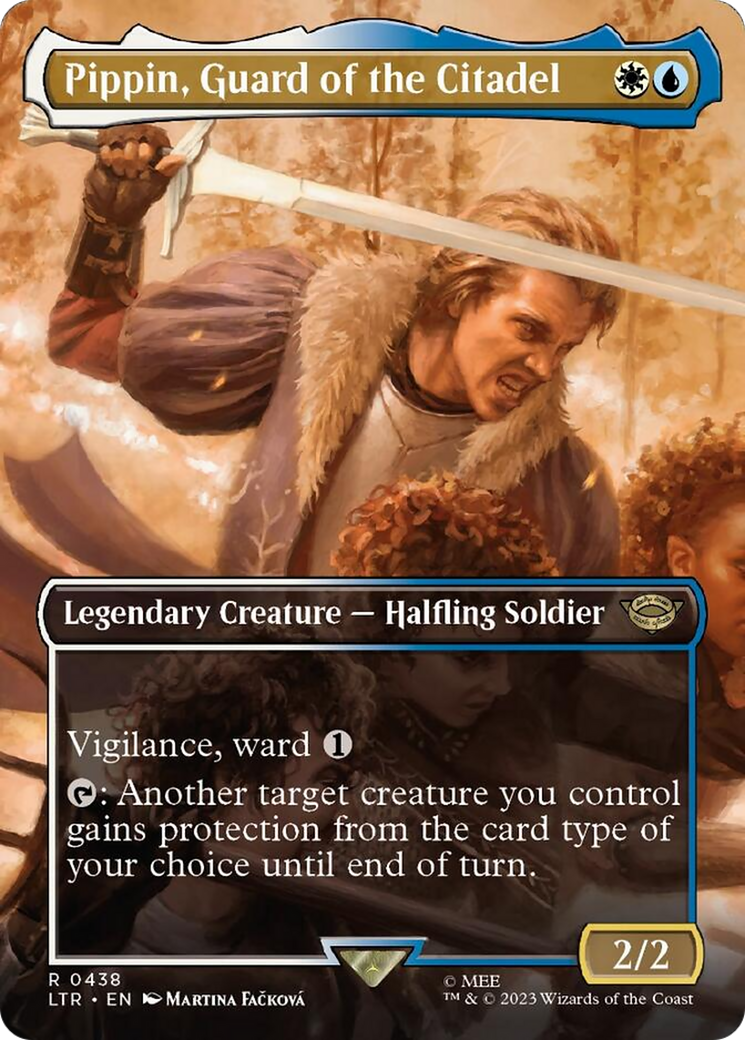 Pippin, Guard of the Citadel (Borderless Alternate Art) [The Lord of the Rings: Tales of Middle-Earth] | Clutch Gaming