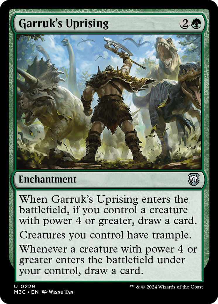 Garruk's Uprising (Ripple Foil) [Modern Horizons 3 Commander] | Clutch Gaming