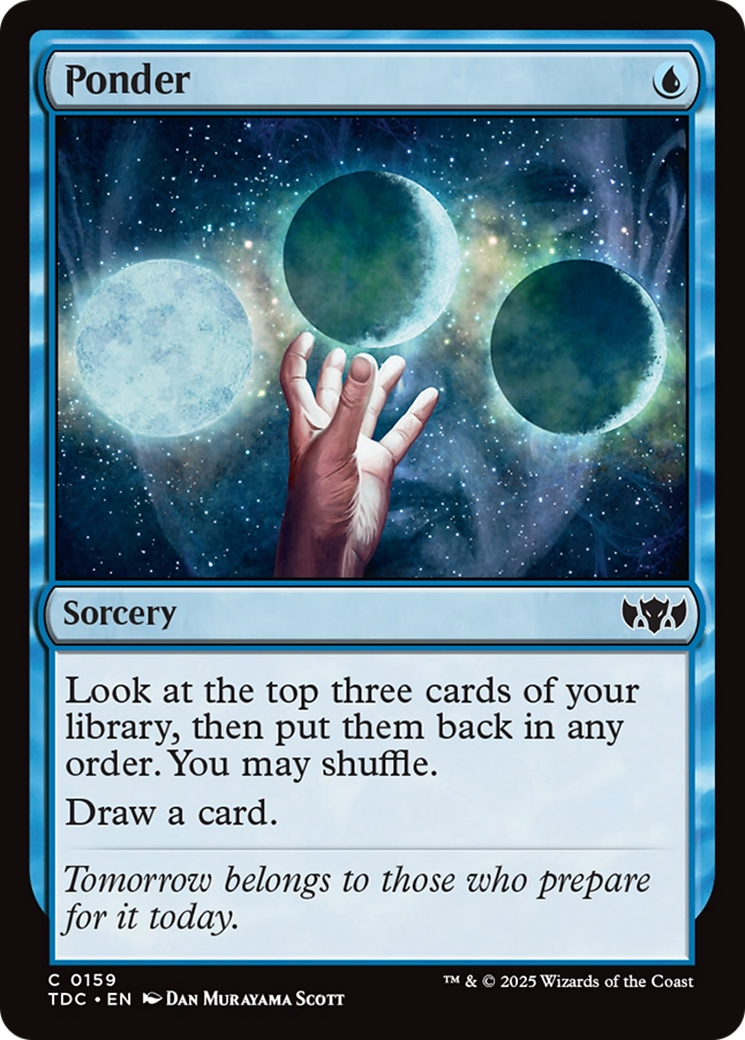Ponder [Tarkir: Dragonstorm Commander] | Clutch Gaming